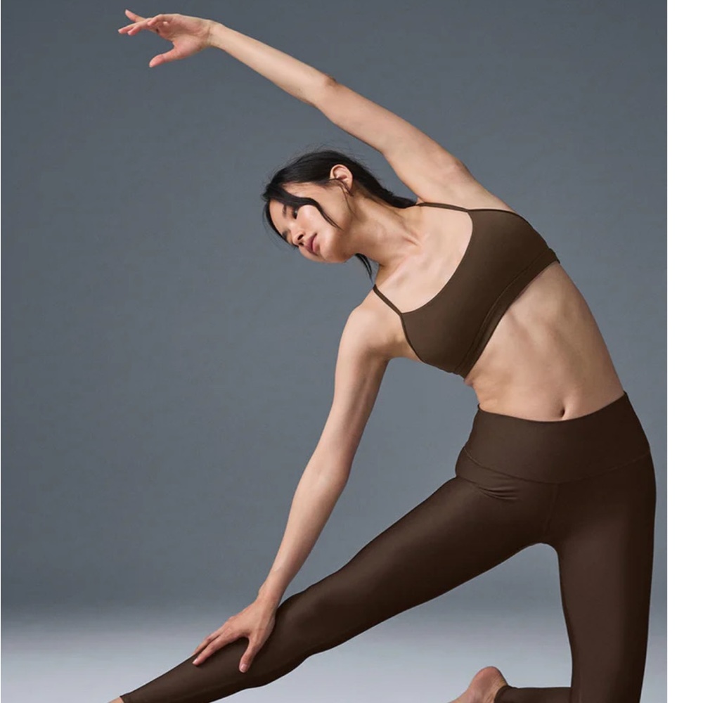 alo airlift leggings in espresso